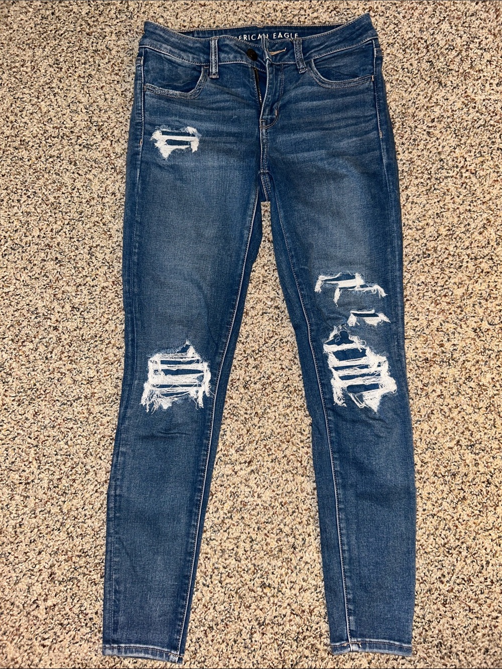 American Eagle Distressed Skinny Jeans